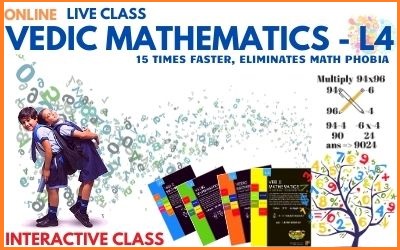 Certified Vedic Mathematics Level 4 for Children