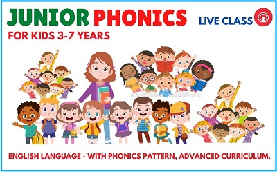 Certified Phonics Online Live Classes For Kids – Complete Course
