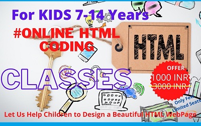 Certified HTML Online Live Classes For Kids – Complete Course