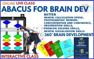 Certified Abacus Online Live Classes for Kids – 3 Monthly
