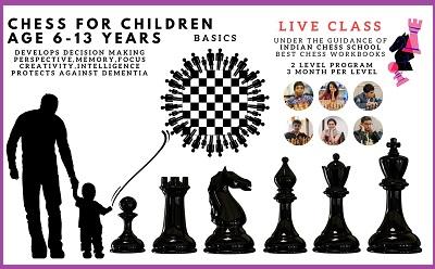 Certified Chess Online Live Classes For Kids – 3 Monthly