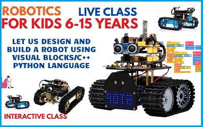 Certified Robotics Online Live Classes For Kids – Per Level